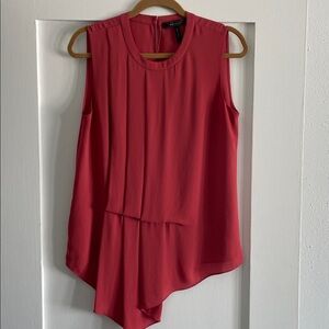 BCBGMaxAzria Coral Pink Sleeveless Top